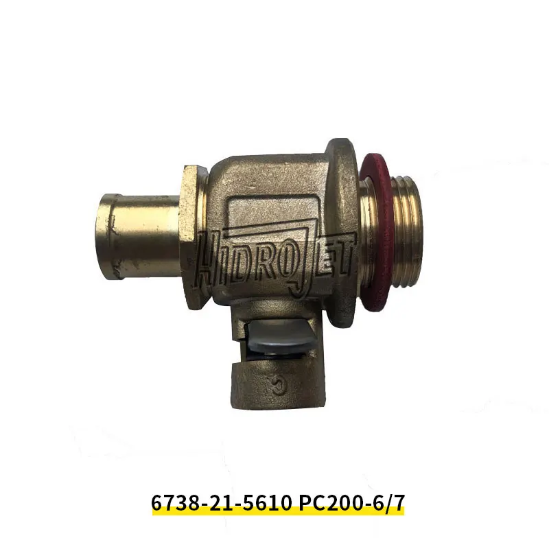 

STOCK RETAIL 6738-21-5610 6738215610 Drain Cock Assembly PC200-6 PC200-7 Engine Parts for Komatsu M22 Excavator Parts