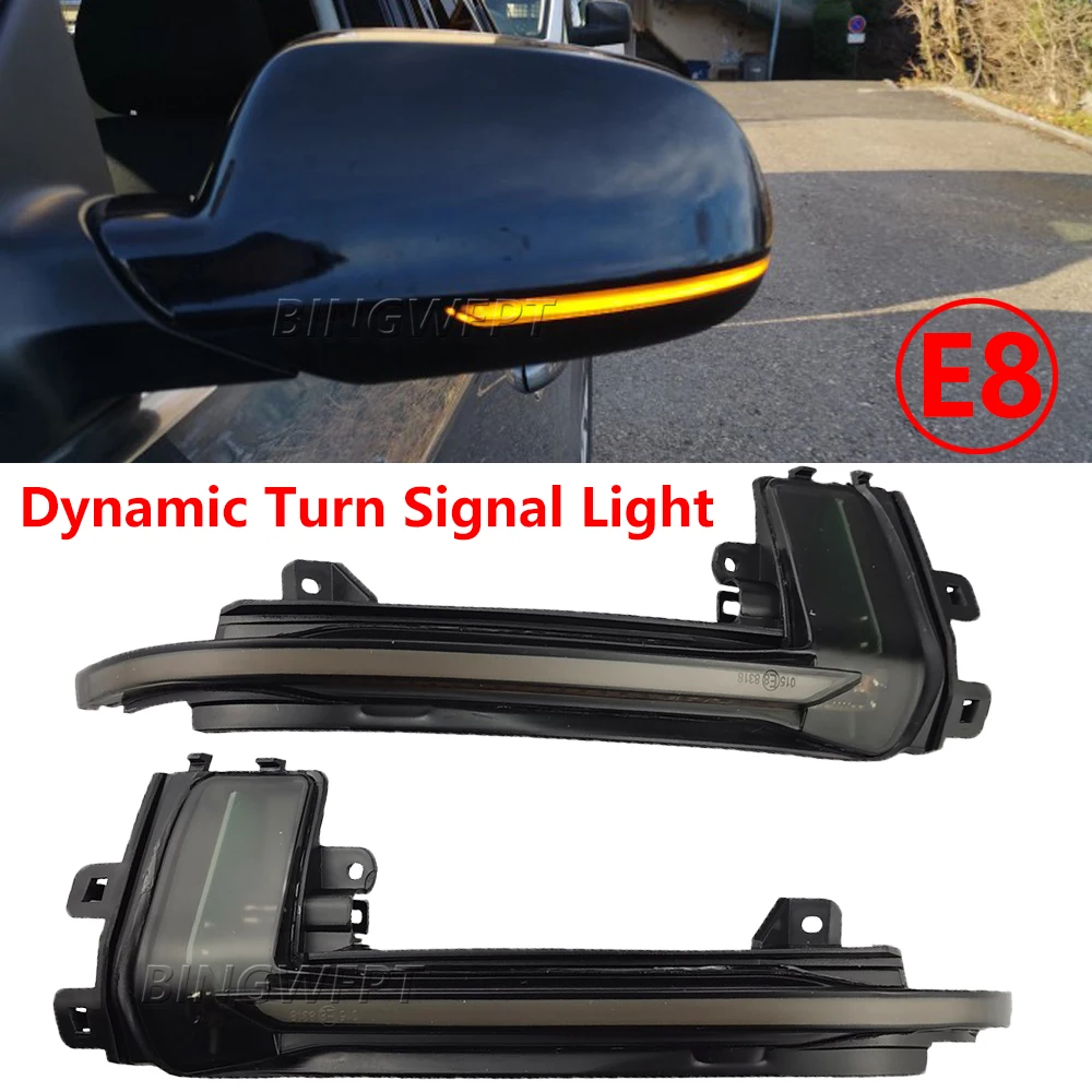 For Audi A4 A5 S5 B8.5 RS4 Dynamic LED Turn Signal Light Sequential Rearview Mirror Indicator Blinker for Enhanced Visibility