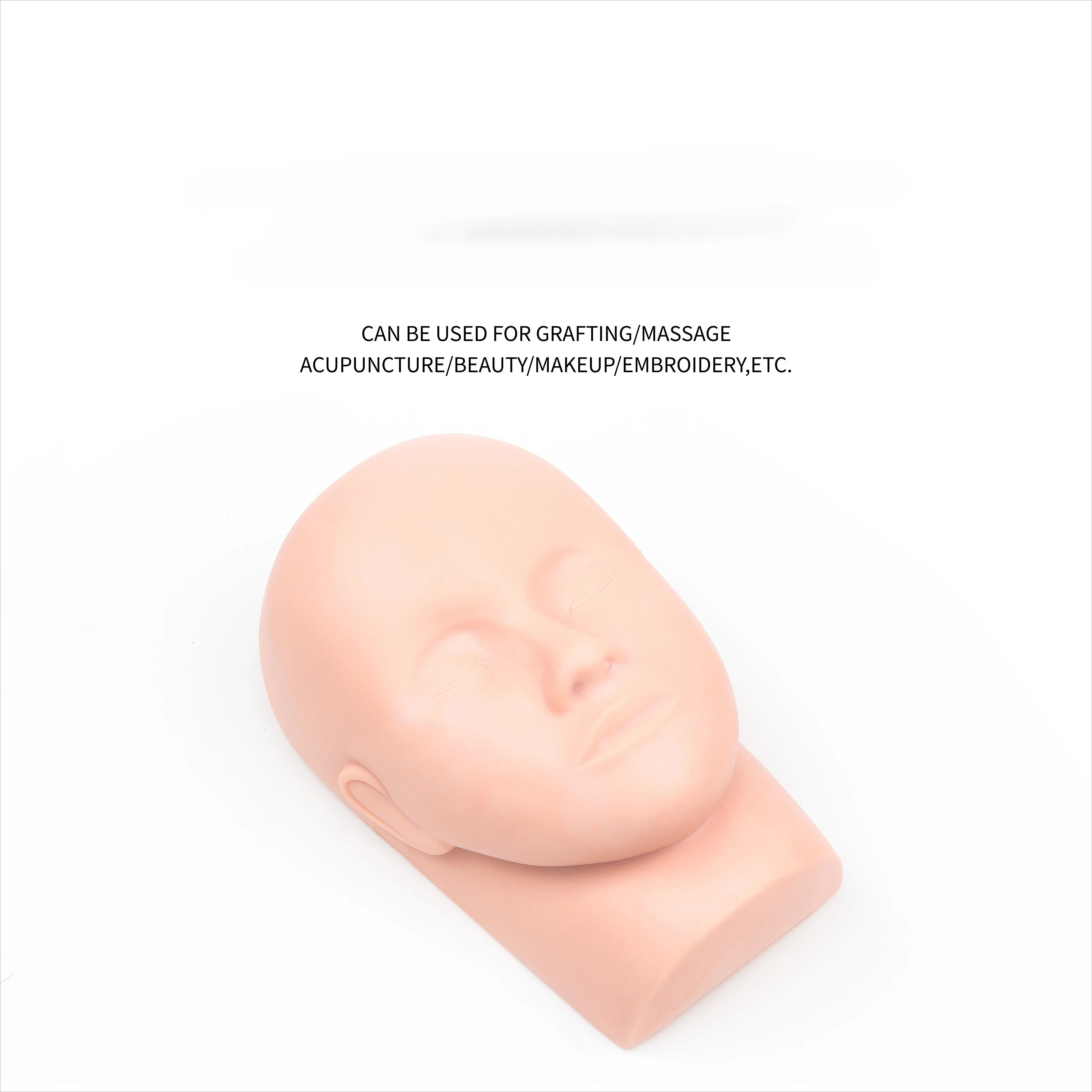 

Форма для поддельной головы, голова манекена, ресницы, обучение ресницам, модель для макияжа, резиновое наращивание глаз, наращивание лица, головки для практики макияжа