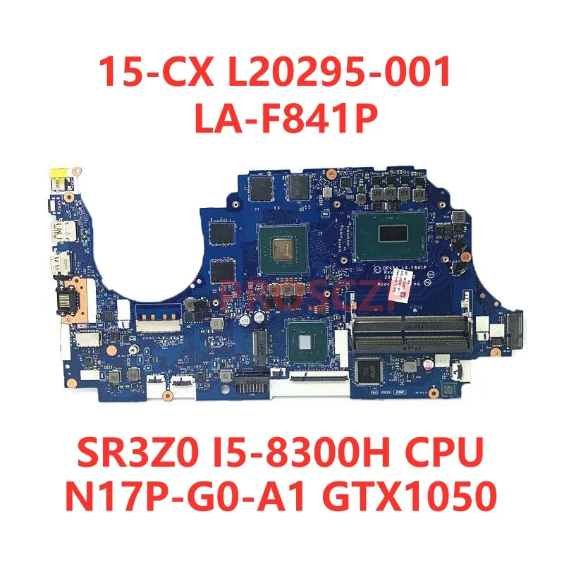 L20295-601 L20301-601 L20296-601 L20302-601 For HP 15-CX Laptop Motherboard LA-F841P With I5/I7 CPU GTX1050/GTX1050TI 100%Tested