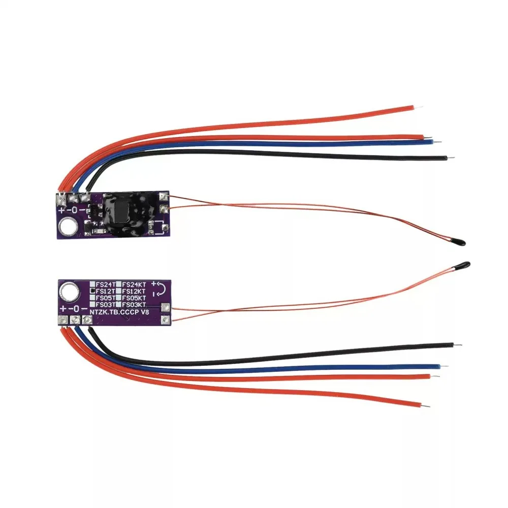 DC5V/DC12V 1.2A 2-wire 3-wire Fan Temperature Controller Speed Regulator Automatic Speed Control Module Router CPU Heat Sink
