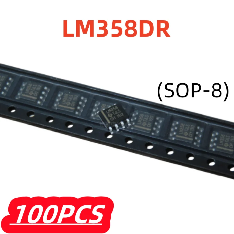 100Pcs/lot 100% New LM358DR SOP8 LM358 SOP LM358DT SOP-8 SMD LM358DR2G IC Original