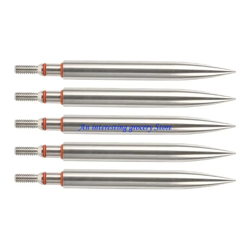652D Stable Stainless Steel Arrows Head With Standard 6.2mm Thread And Antislip
