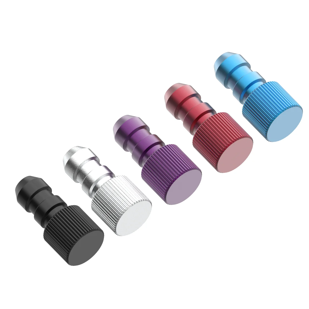 3-4mm Aluminum Alloy Fuel Hose Stopper Gas Fuel Cap Valves Vent Breather Hoses Tube RC Model Fuel Tank Accessories