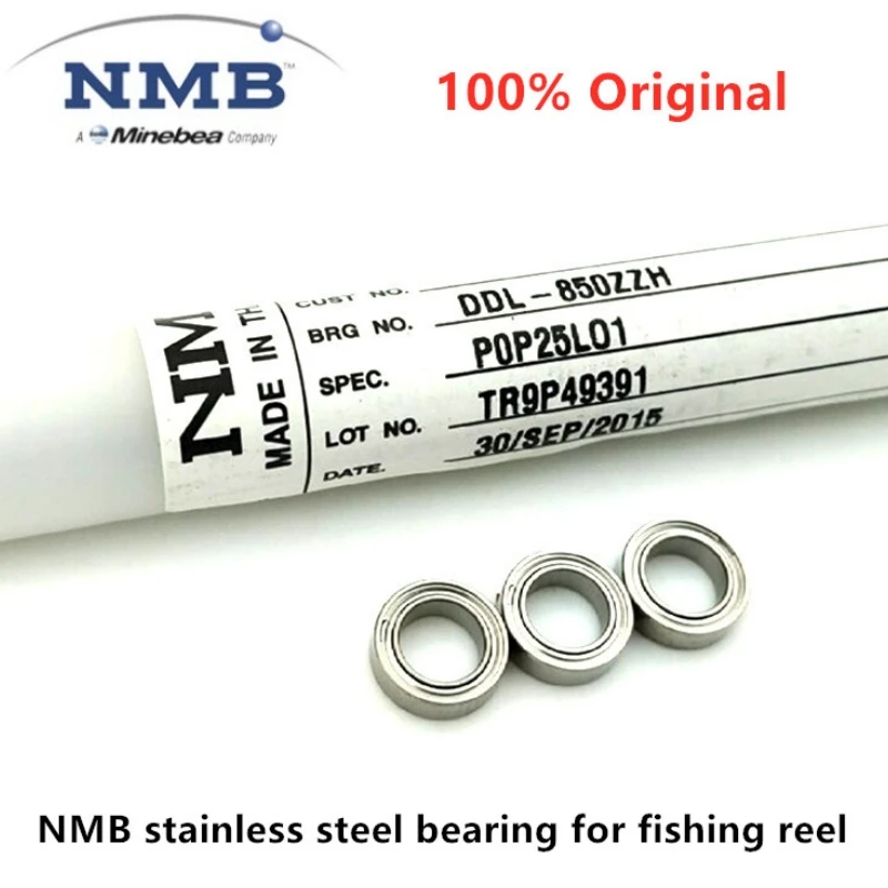 

10pcs NMB stainless steel bearing for fishing reel 4x7x2.5 3x10x4 5x8x2.5 5x11x4 mm SMR74ZZ S623ZZ SMR85ZZ SMR115ZZ