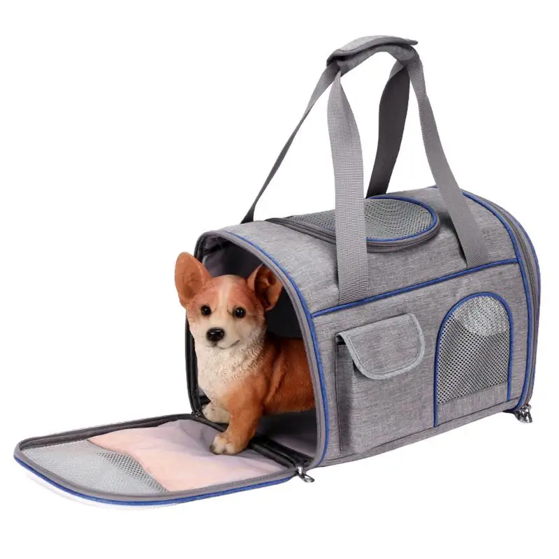 

Cat Carrier Kitten Carrier For Travel Soft-sided Kennel Pet Carrier For Small Dogs Puppy Airline Approved Collapsible Bag & Car