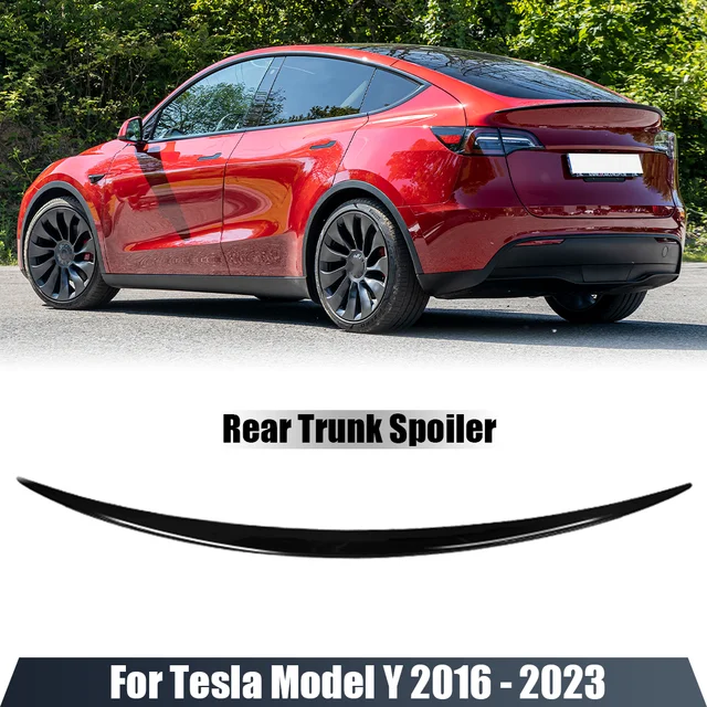 Dla Tesla Model Y 2016 2017 2018 2019 2020 2021 2022 2023 Tylna pokrywa bagażnika Spoiler samochodowy Skrzydła Tuning Akcesoria zewnętrzne