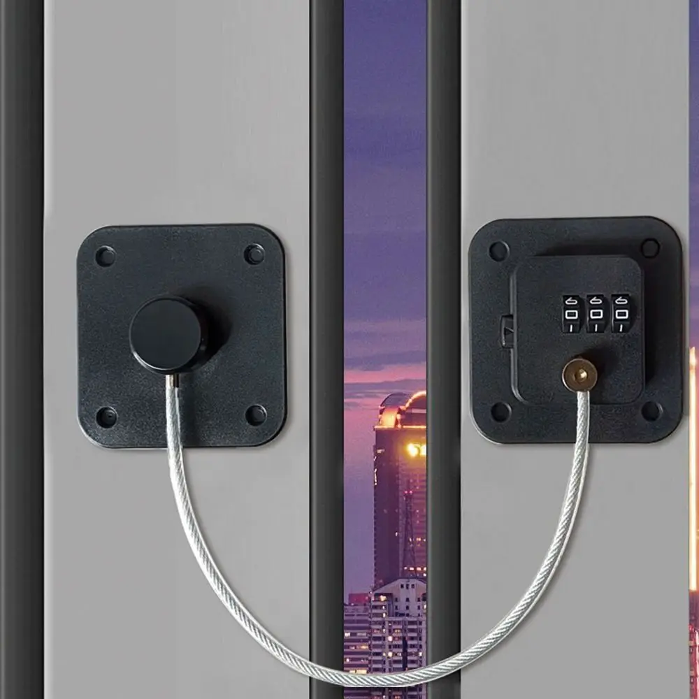 

Anti-pinch Hand Baby Safety Lock No Drilling Child Protection Refrigerator Door Coded Lock Adjustable Cabinet Lock for Home