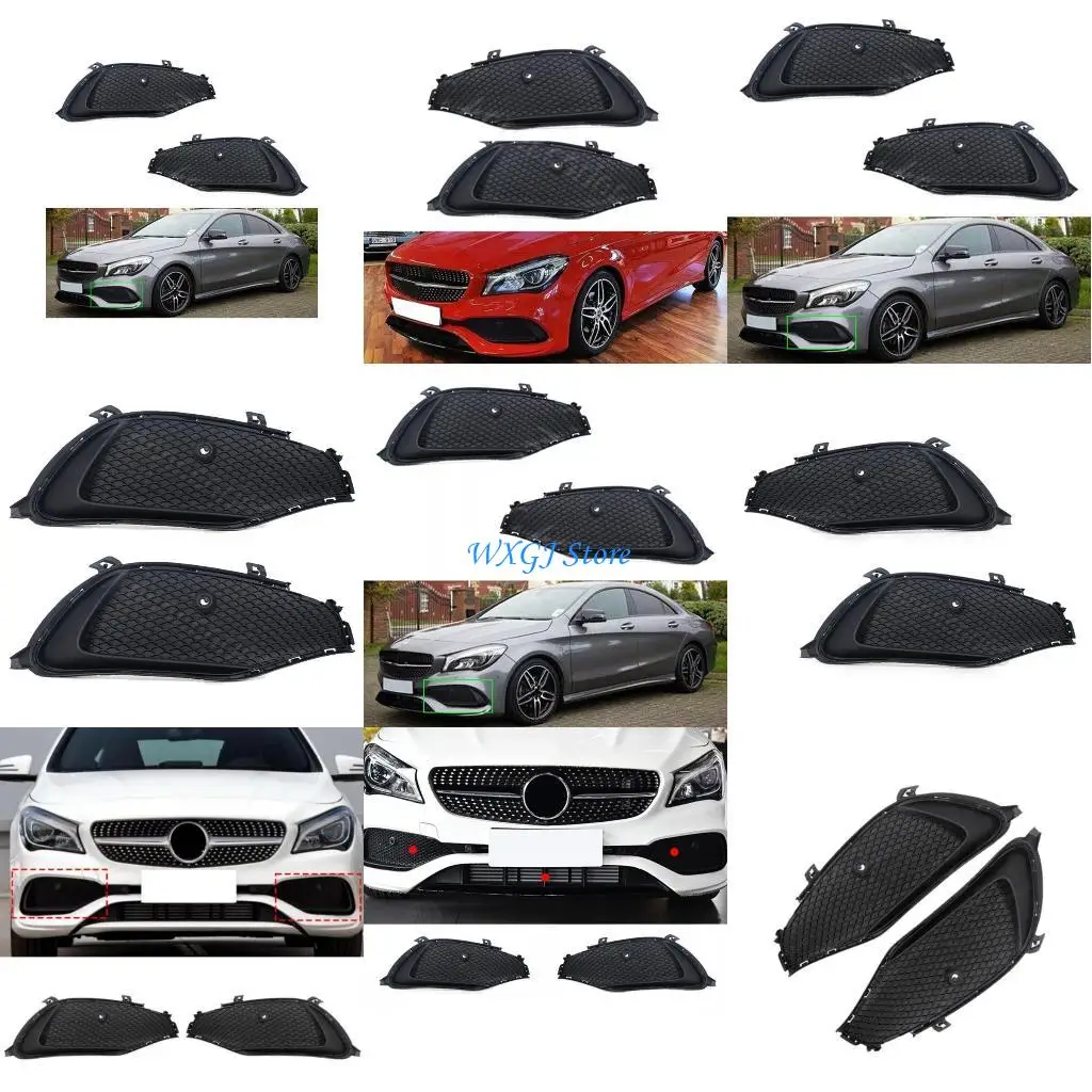 

37JE Bumper Grille Auto Accessory for CLA250 W117 16-19 Replacement Fog Light Cover