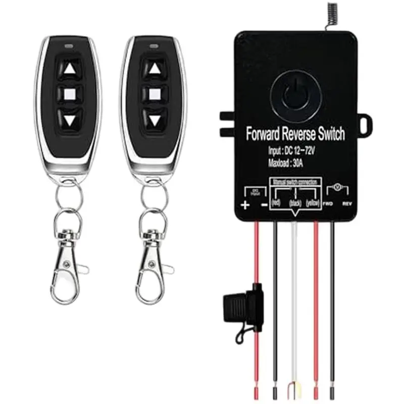 CHCH DC12V-72V/30A Waterproof Manual Remote Dual Control Linear Actuator Forward Reverse Switch Wireless Remote Part