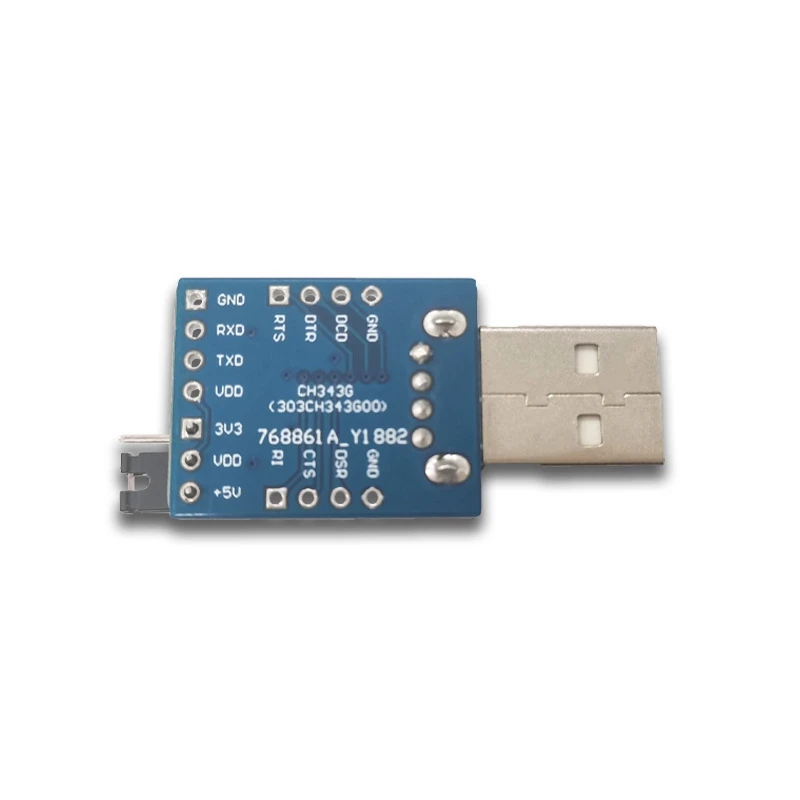 USB To TTL Converter Multi-Functional Portable CH343G Usbto Serial Module Compatible With USB V2.0 Durable Easy To Use