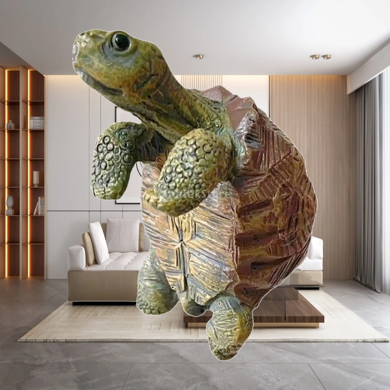 Resin Turtle Decoration Garden Tortoise Plant Pot Hanger Creative Sculpture for Flower Pot Fence Balcony