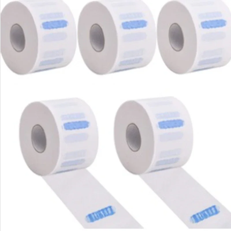 

1Roll White Neck Strips Disposable Hair Cutting Accessory Stretchy Neck Paper Adjustable Barber Dedicated Salon Hairdressing