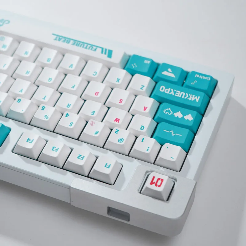 Imagem -05 - Pbt Anime Keycap Grupo Teclado Mecânico Perfil Cereja com Barra de Espaço 6.25u Pbt Clones Inglês Gmk Conjunto Grande