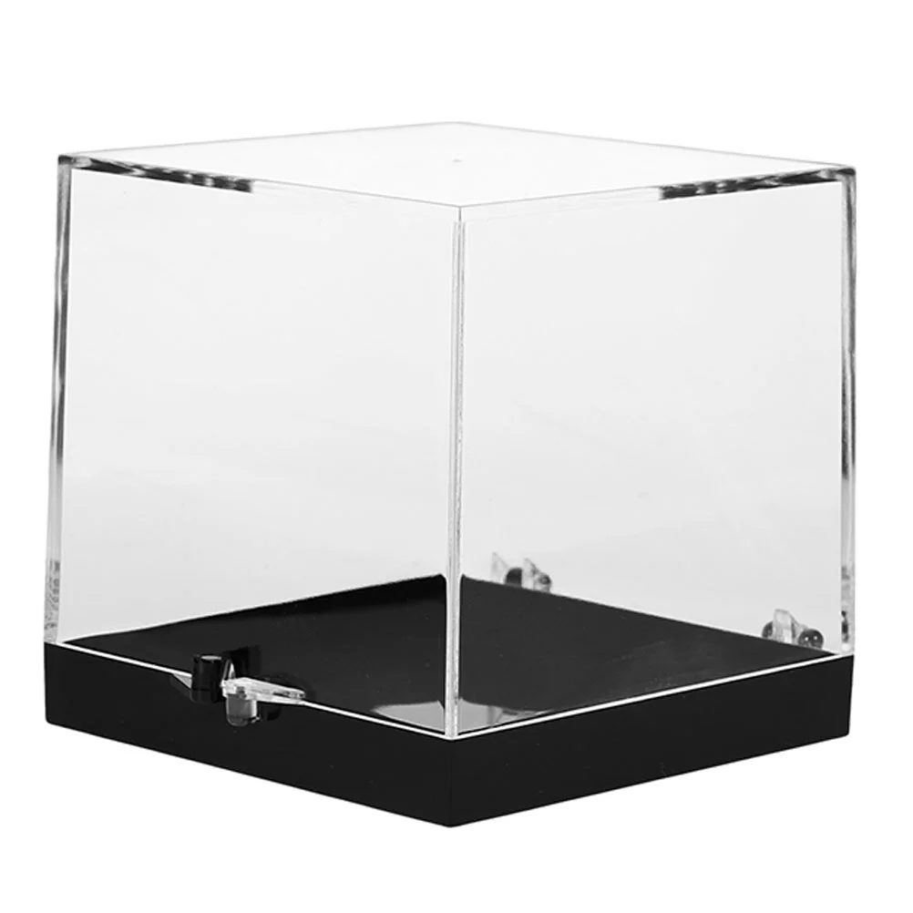 Plastic Container Specimen Case Boxes Clear Mineral Storage Rock Jewelry Coin Cube Acrylic Plastic Square Mini Gemstone Display