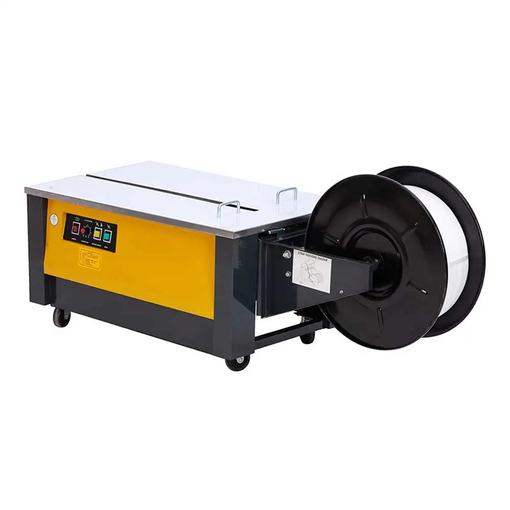 Machine d'emballage de Carton Machine à balles thermofusible semi-automatique Machine de cerclage Machine à balles à bande en plastique Pp 2025 nouveau