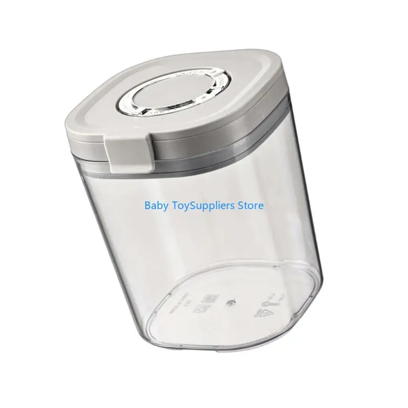 علبة تخزين المسحوق الصحية R1WF، أقراص تحديد الوقت، قفل مزدوج للحفاظ على نضارة الطفل، منظم أغذية الأطفال، مدمج ومحمول #5