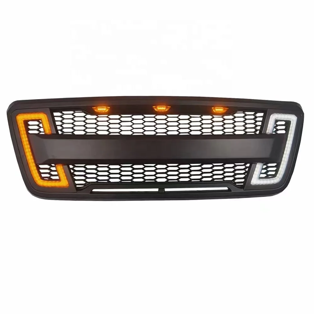 4x4 Car Front Grill for F150 04-08 with LED Light Turn Light