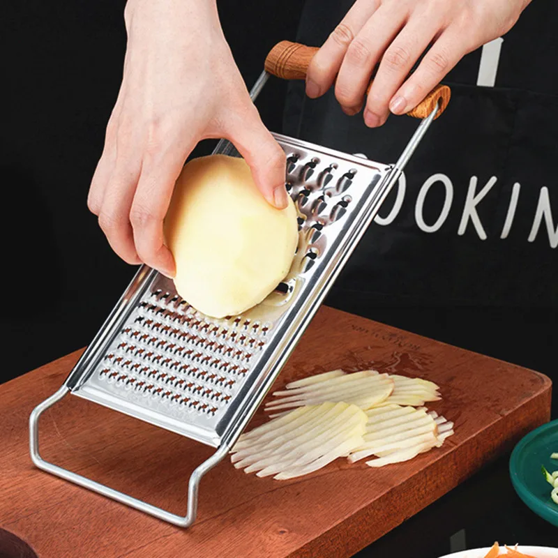 Stainless Steel Vegetable Grater Handheld Multifunctional Potato Garlic Shredders Slicer Cutter Fruit Tool Kitchen Gadgets