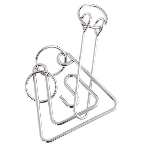 Metal Puzzle Mind Brain Teaser Magic Wire Rings Puzzles Game Great Educational Toys For Kids and Adults IQ Challenge Fun Gifts - Image 9