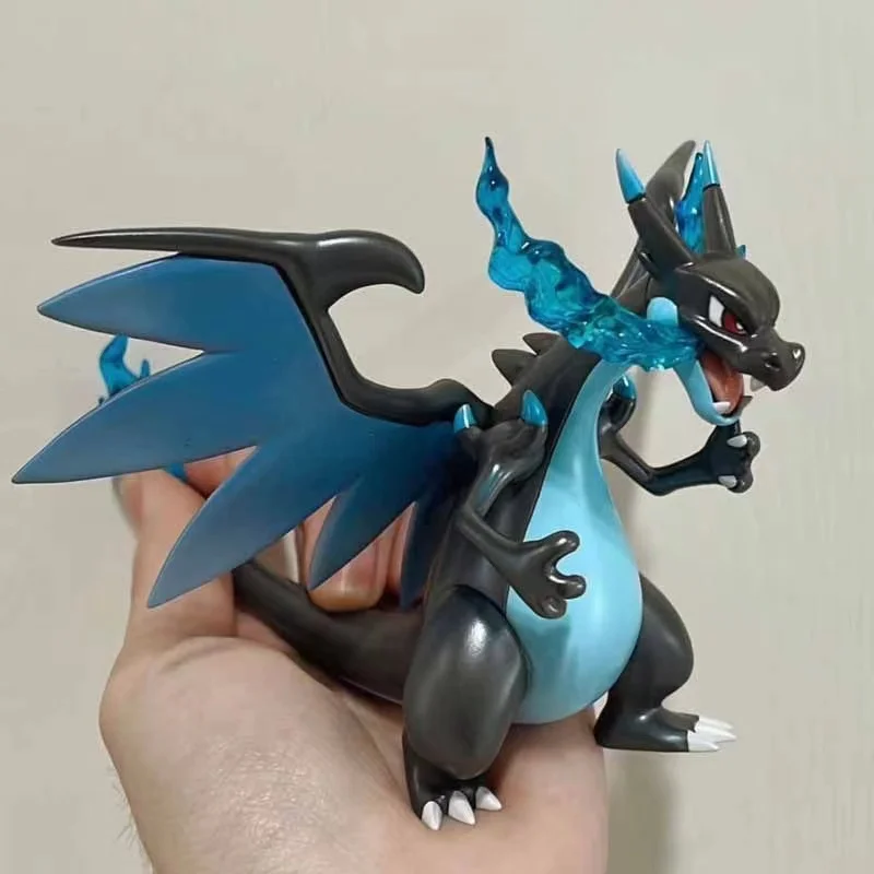 Pokemon Figur 11cm Dragonite Figur Haustier Genie Spitfire Charizard Mega X Figurine PVC-Modell Raumdekoration Spielzeug Weihnachtsgeschenk