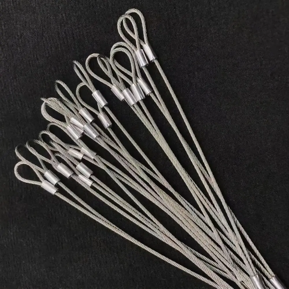 Oval Aluminum Ferrule Sleeve For Wire Rope Crimping Connector Industrial Hardware Component Metal Fastener For Steel Cable