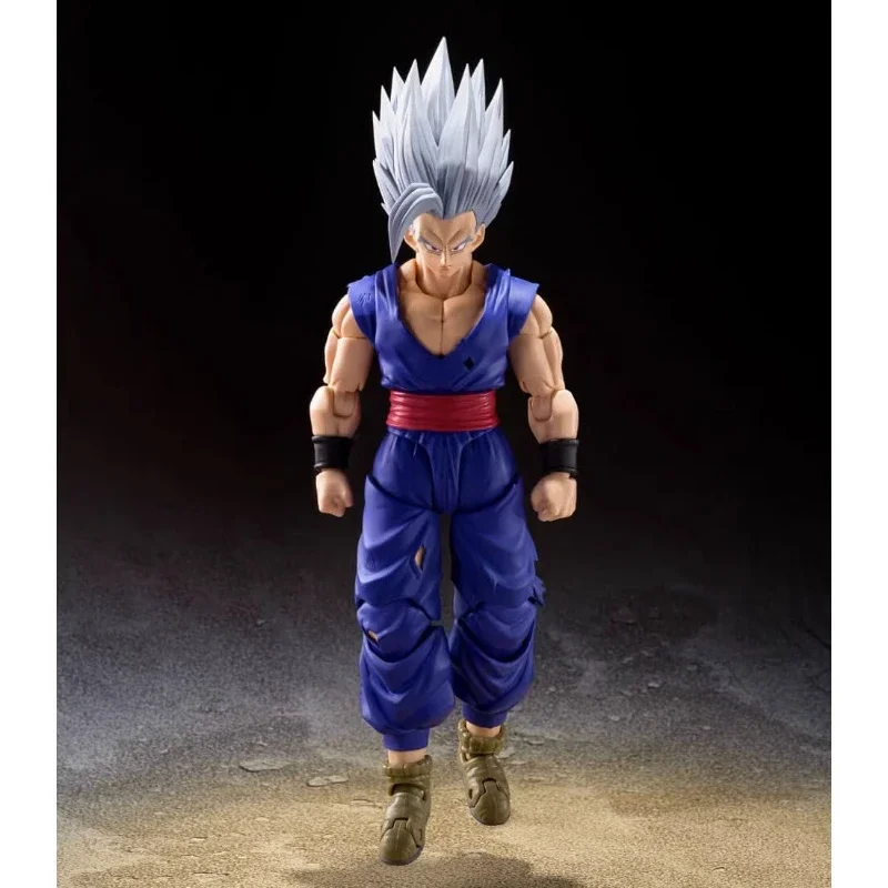 Bandai Original Dragon Ball Anime Figure SHF Supereroe Son Gohan Beast Action Figure Giocattoli per bambini Regalo Modello da collezione