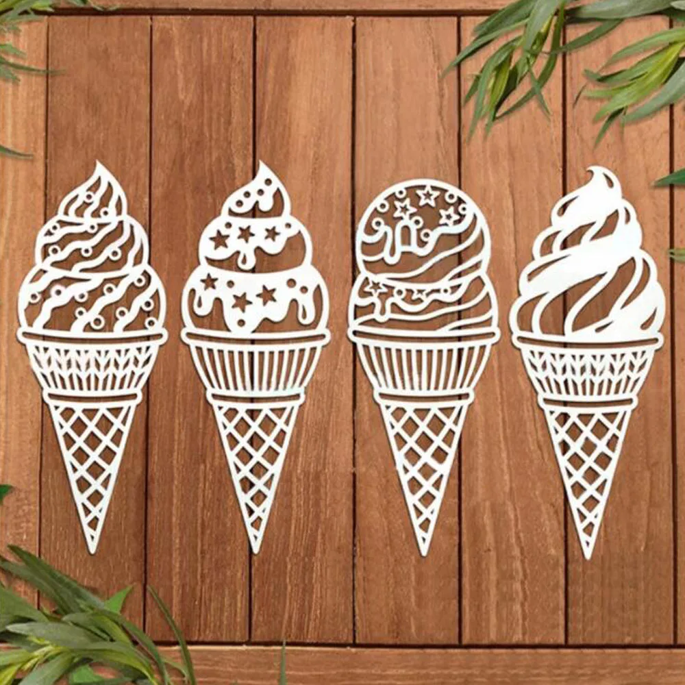 Ice Cream Popsicle Touch hand Easter egg tray Moon Metal Cutting Dies Scrapbooking Album Embossing Card DIY Craft Template Mold