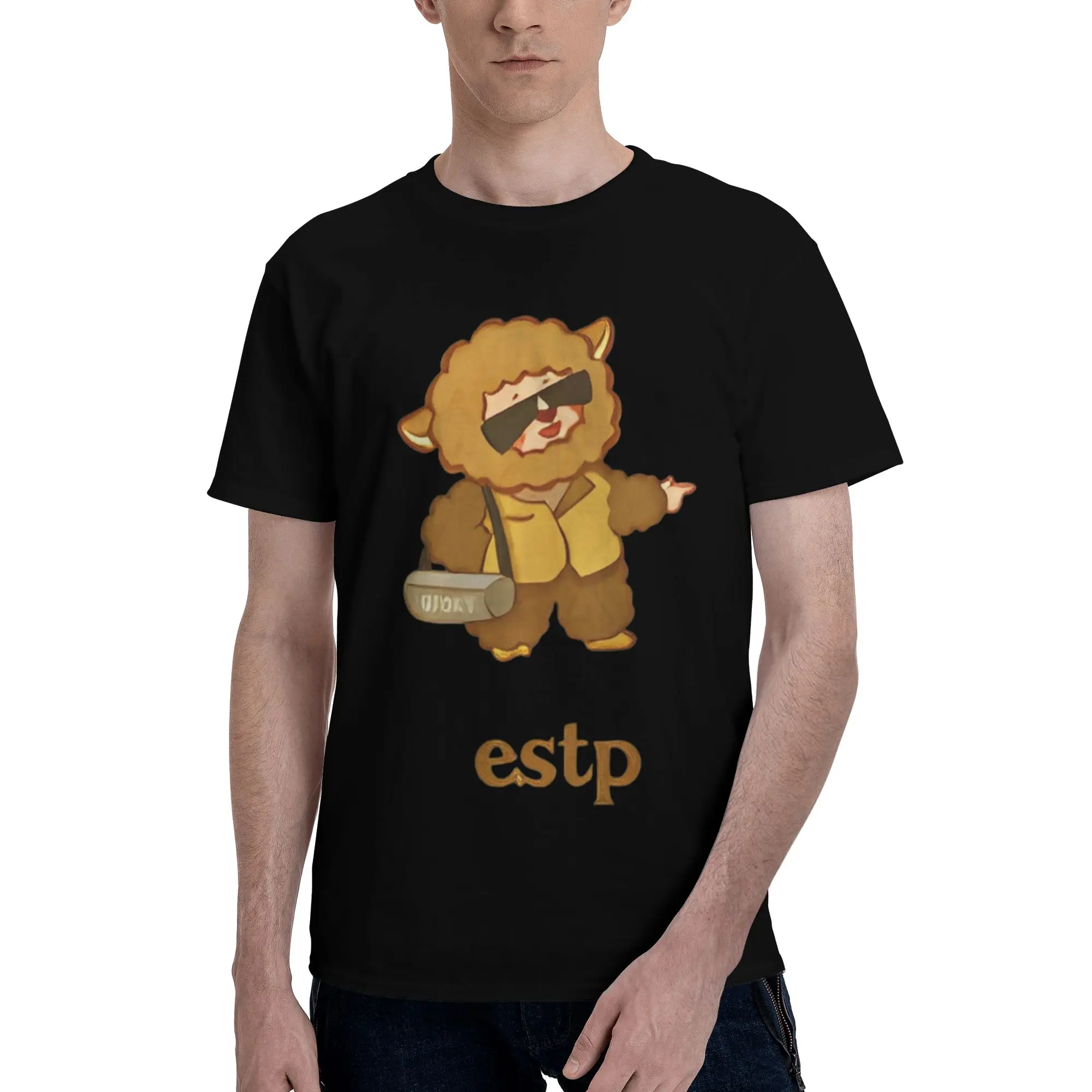 Men Women Graphic Printed ESTP mbti myers-briggs peronality T Shirt Tee 100% Cotton MBTI 16 Personalities  T-shirts Clothes
