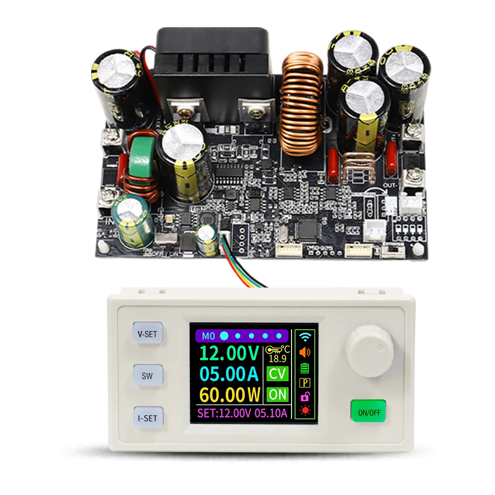 Upgrade 125V 22A 2000W CNC Stabilized Voltage Power Supply Buck Converter Constant Voltage Constant Current Step-Down Module