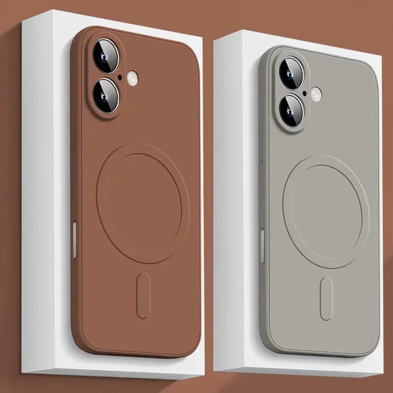 الفاخرة الأصلي السائل غطاء من السيليكون آيفون 17 16 15 14 13 12 11 برو ماكس 13 البسيطة للصدمات غطاء الوفير الملحقات