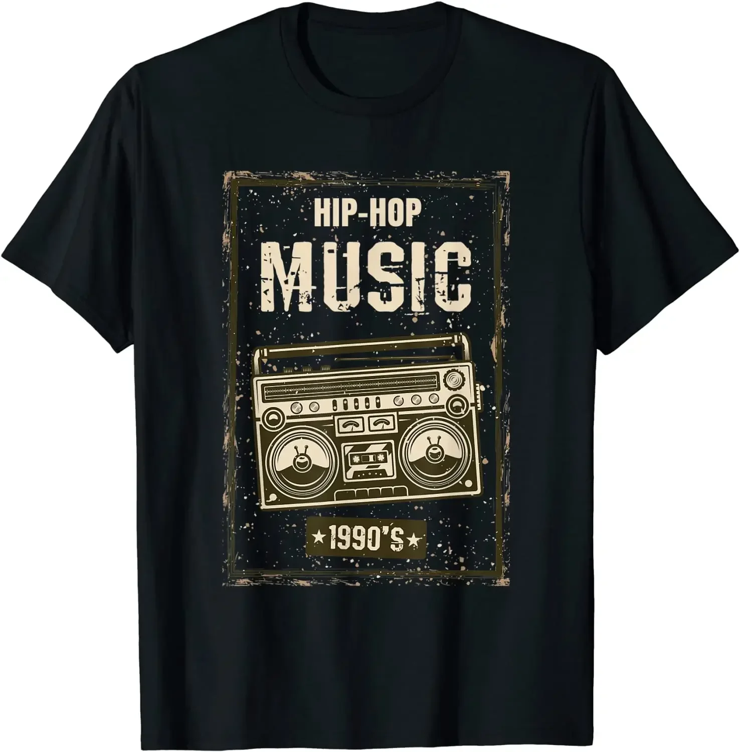 

Old School 90s Hip Hop Music Vintage Radio Summer Cotton O-neck T-Shirt