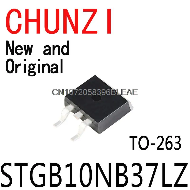 10PCS New and Original STGB10NB37LZT4 STGB10NB37 GB10NB37LZ GB10NB37 10NB37 D2PAK TO-263 STGB10NB37LZ