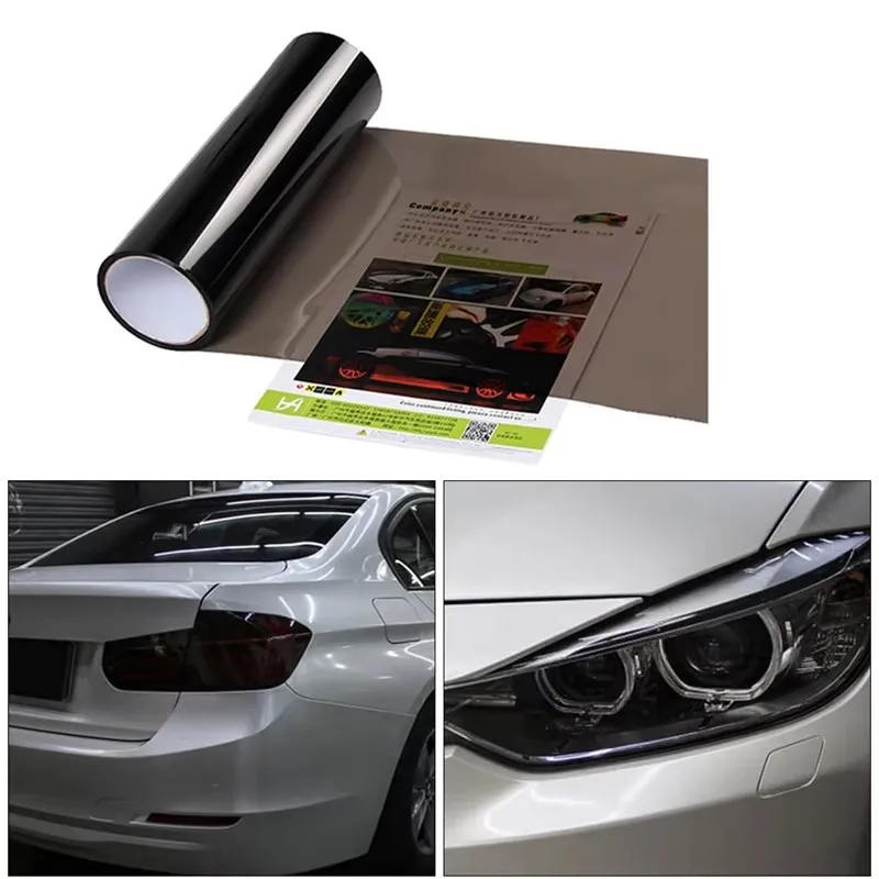 Auto Car Smoke Fog Light Headlight Vinyl Taillight Tint Film Sheet Sticker Car Headlight Film