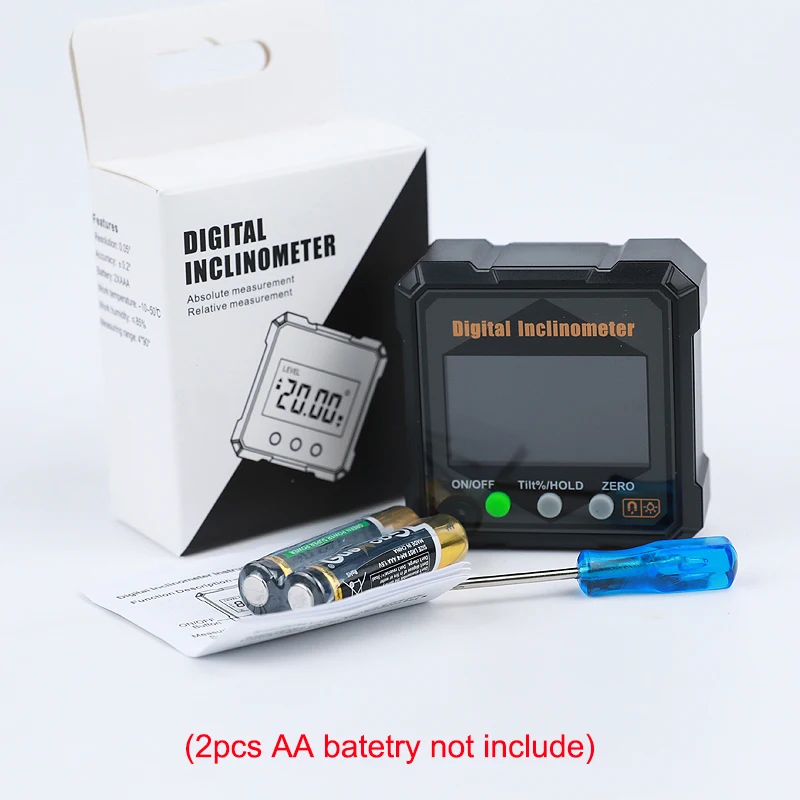 IP54/IP65 Magnetischer digitaler Winkelmesser mit Hintergrundbeleuchtung und/ohne Doppellaser – Detail 23