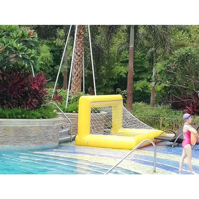 2026New Selling Good Inflatable Water Polo goal Inflatable Football  Water Soccer Gate Water Game on the Lakewoniu