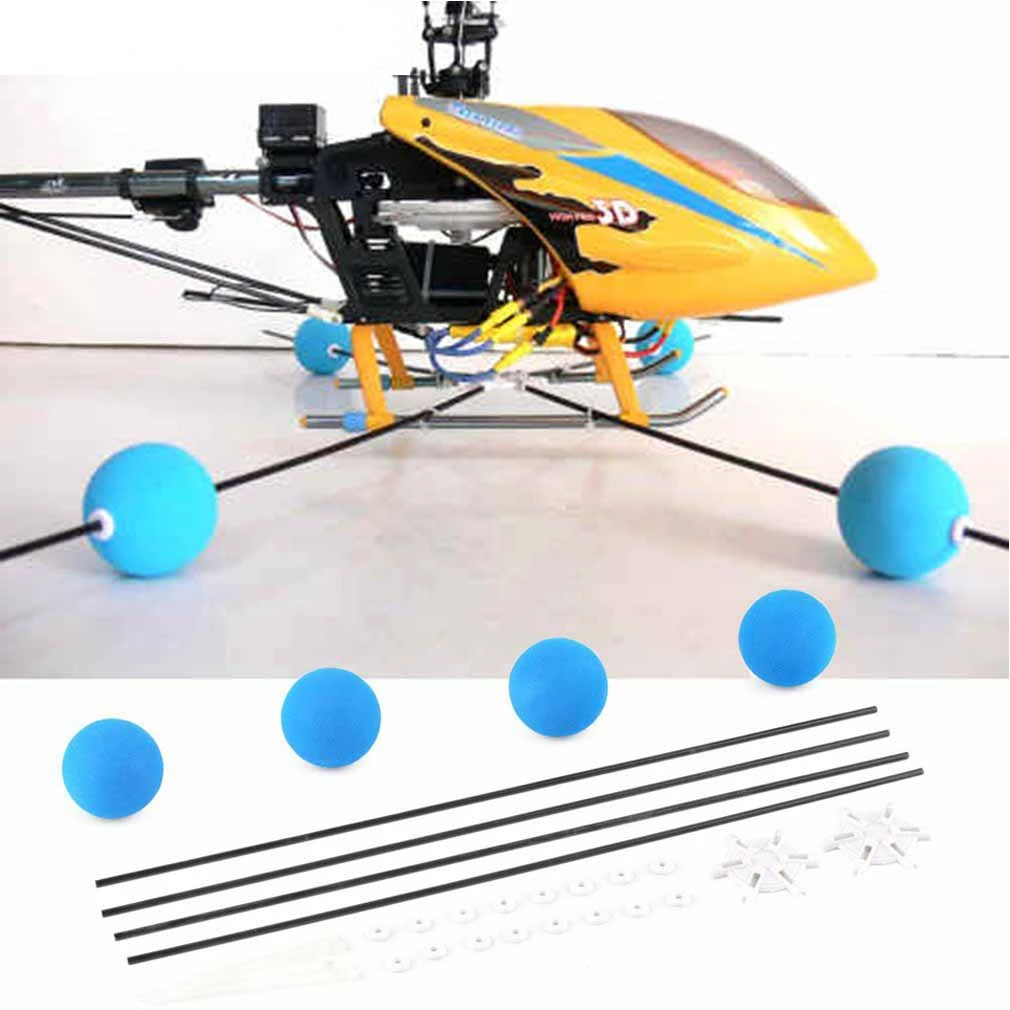 NEEBRC-Kit d'amortisseur de cadre de train d'atterrissage, boule en éponge, avion RC, hélicoptère FPV, lame de importateur de course, 500, 450