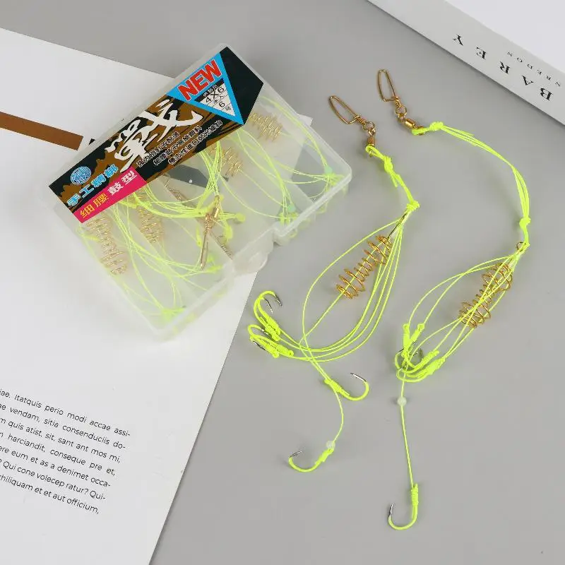 4 قطعة Isni المتفجرة هوك الخصر طبل الربيع الطعم هوك مكافحة لف الفضة الكارب و Bighead الأسماك مجموعة الصيد اكسسوارات #1