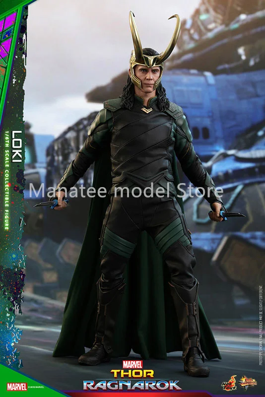 Original Hot Toys Loki  Action Figure Thor Ragnarök Loki Laufeyson Figurine Statue Thor 3 God of Evil HT MMS472 Collection Toy