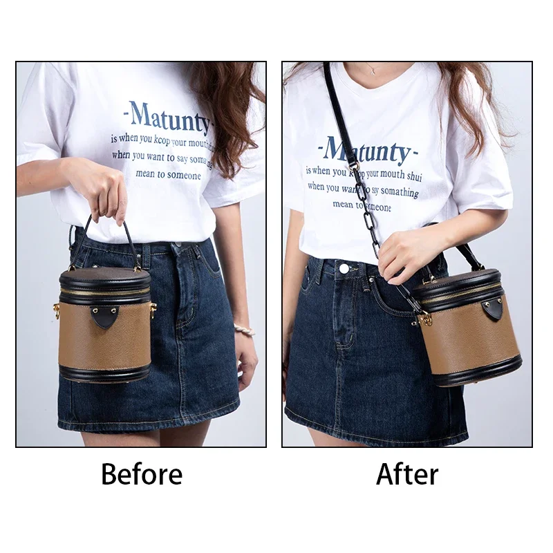 WUTA 100% Couro Genuíno Bolsa Strap DIY Crossbody Substituição Strap Shoulder Bag Strap Para Bolsa Cintos Strap Para For LV Bag