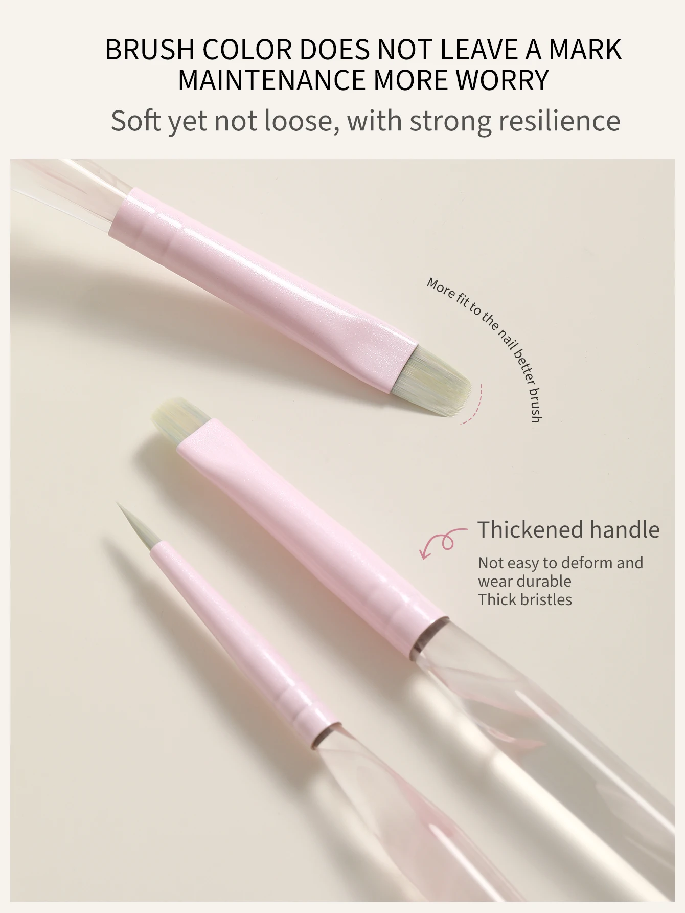Chiffon Sakura Serie Pinselset mit Ziehlinien und Rundkopfkonstruktion, Farbmalerei Pinsel, Spezialstift für Nagelkunst – Detail 4