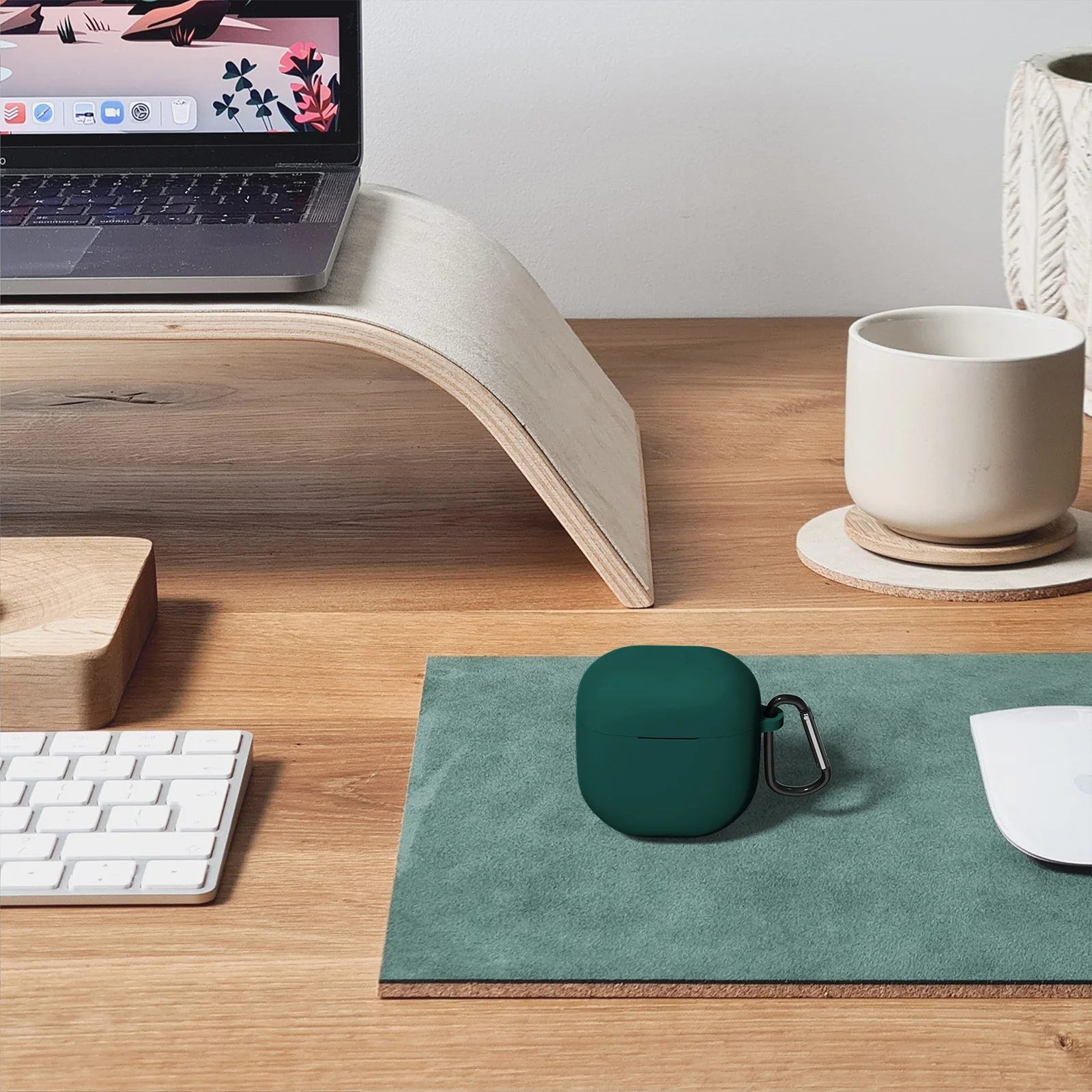 Geekria Silikon hülle Abdeckung kompatibel mit neuen Bose Quiet comfort Ohrhörer ii echte drahtlose Ohrhörer, Ohrhörer Haut abdeckung