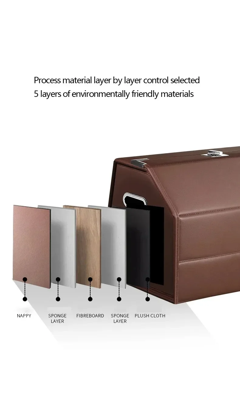 Foldable Leather Trunk Storage Box Auto Trunk Organizer Car Supplies Multifunctional Car Boot Organizer Car Trunk Box Organizers