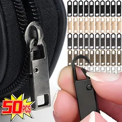 Universal Metal Zipper Puller Replacement Instant Repair Zipper Head Clothing Bags Luggage DIY Sewing Zipper Sliders Wholesale