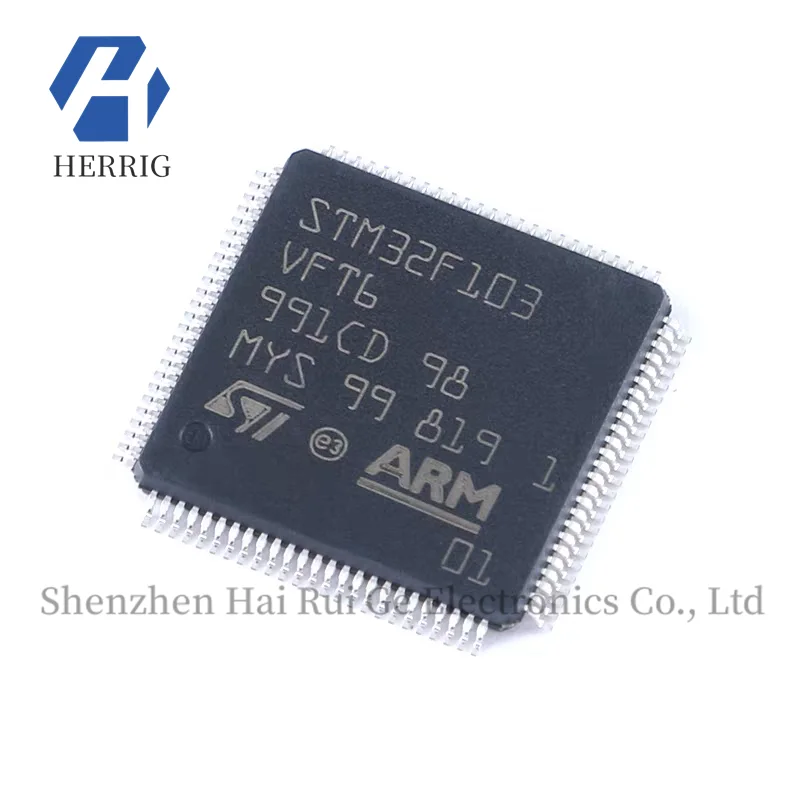 Original STM32F101VBT6 LQFP-100 ARM Cortex-M3 32-bit Microcontroller - MCU