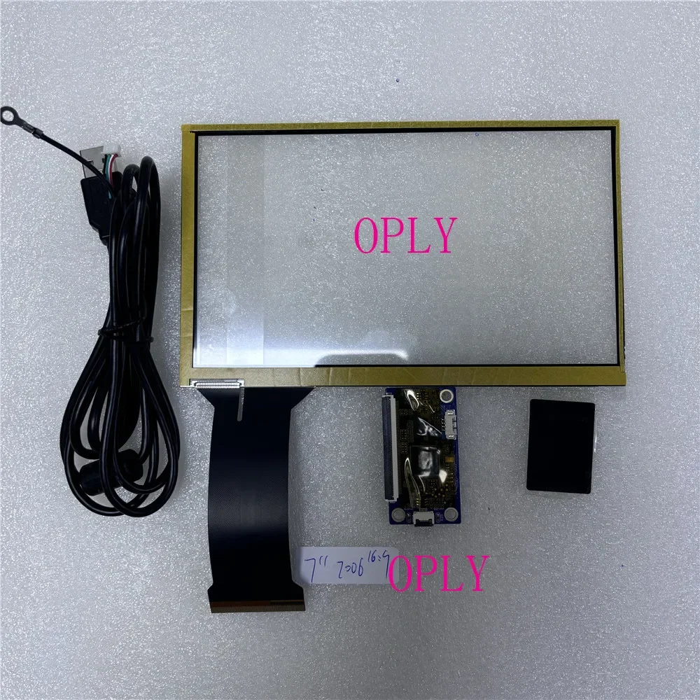 16:9 165*104mm Multi-touch Capacitive touch TP 7 inch 7