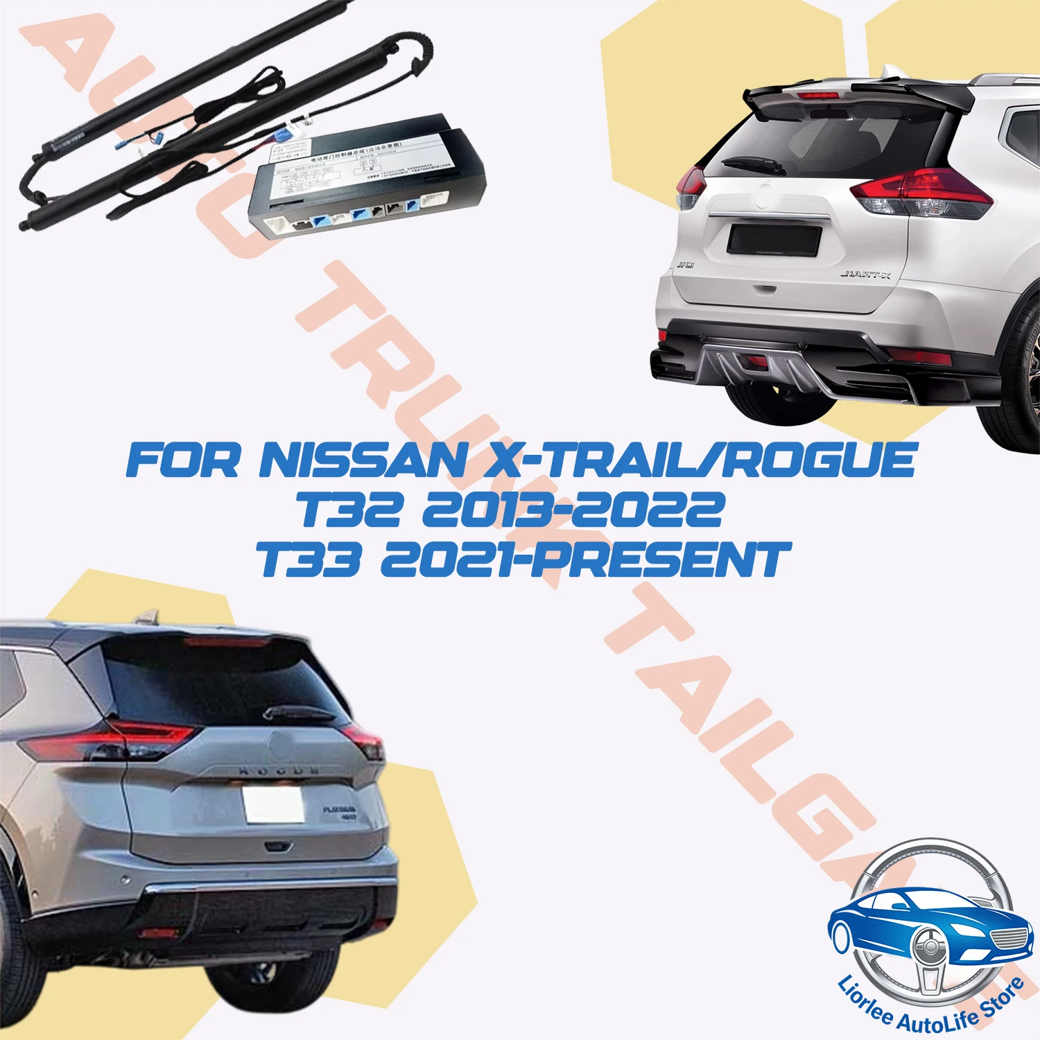 For Nissan X-Trail/Rogue T32/T33 2013-present Car Power Trunk Lift Electric Hatch Tail Gate Strut Auto Rear Door Actuator