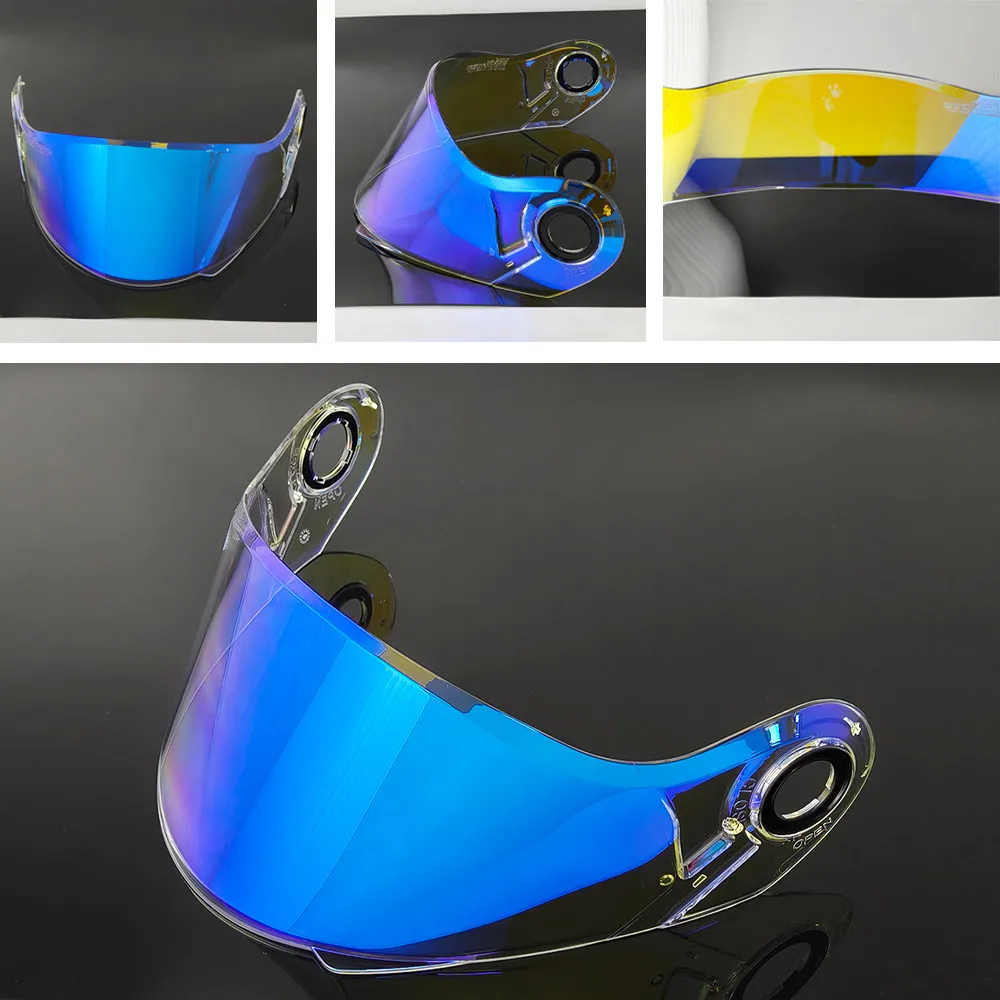 Electroplated Day & Night Sun Protection Helmet Visor Lens, Compatible with LS2 FF370 FF394 FF325 EASY Helmet
