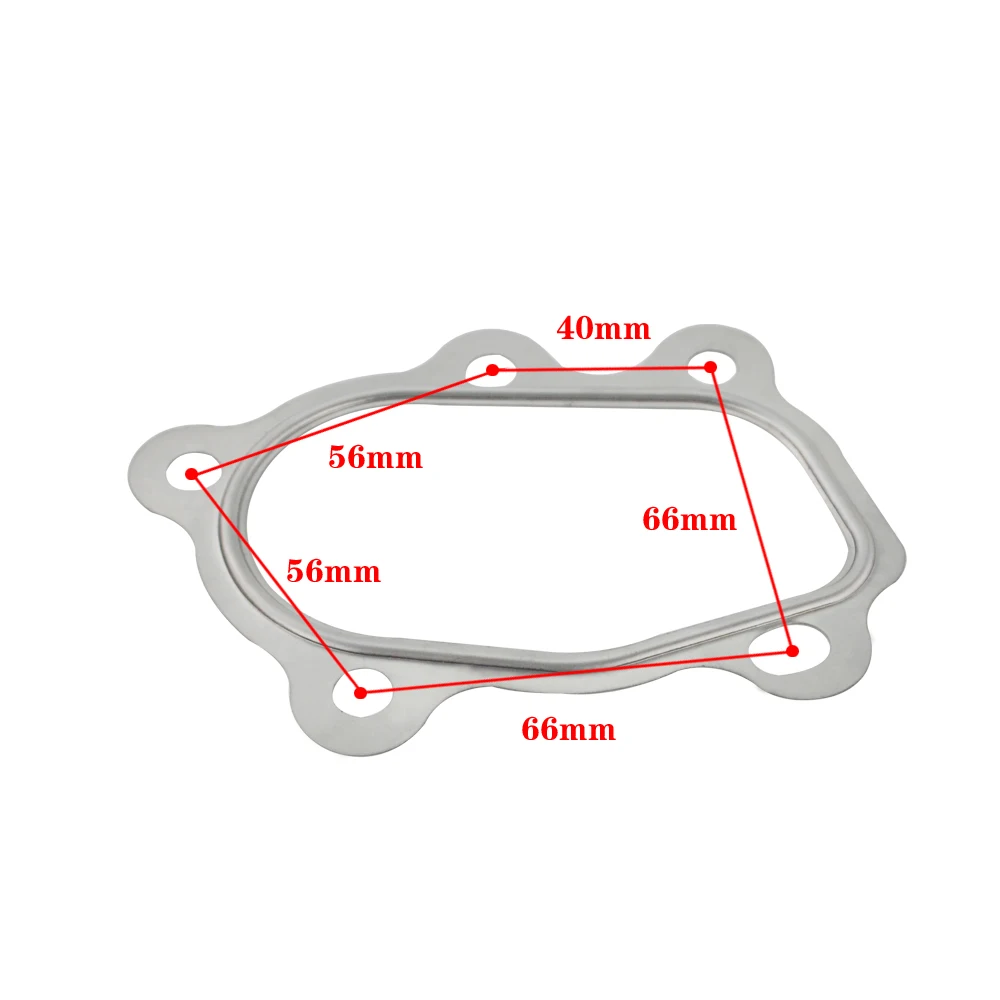 1PCS/LOT For T25 T28 GT25 GT28 Turbocharger Gasket Fitting for Turbo GT25 5 Bolt Stainless Steel 304 view 6
