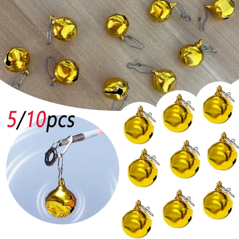 

5/10pcs New Quick-Clip Fishing Bell Alarm Auto-alarm for RIG/boat Fishing Rods Used for Night Fishing/Ice Fishing